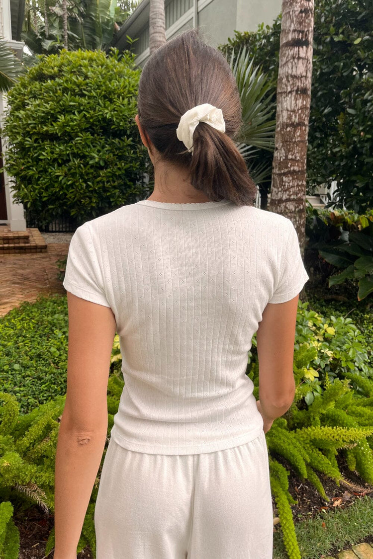 Brandy Melville Classic / Hailie Eyelet Top