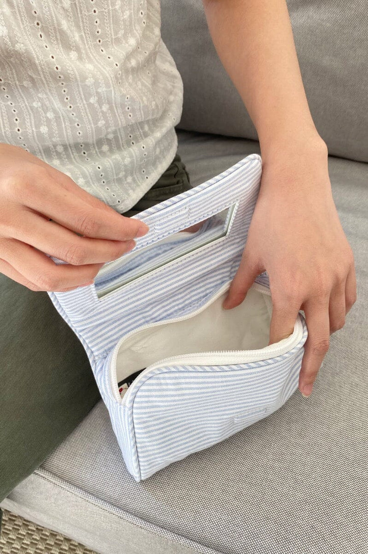 Brandy Melville Latest / Stripe Makeup Bag