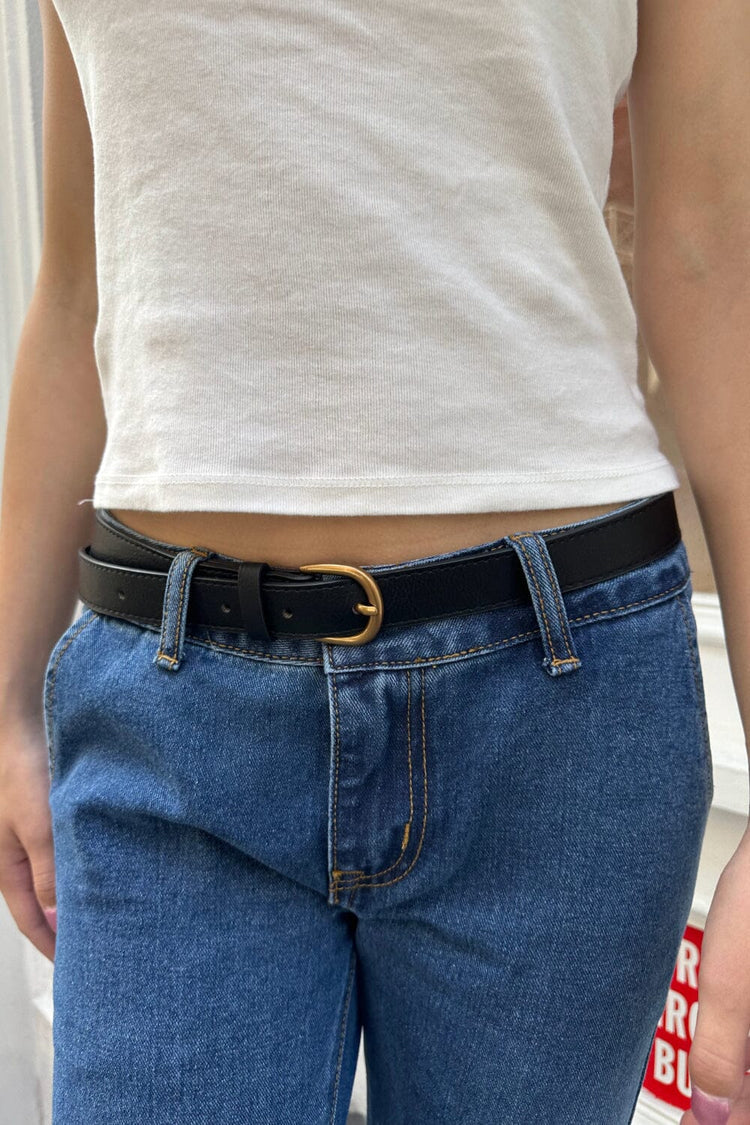 Brandy Melville Discount / Faux Leather Buckle Belt