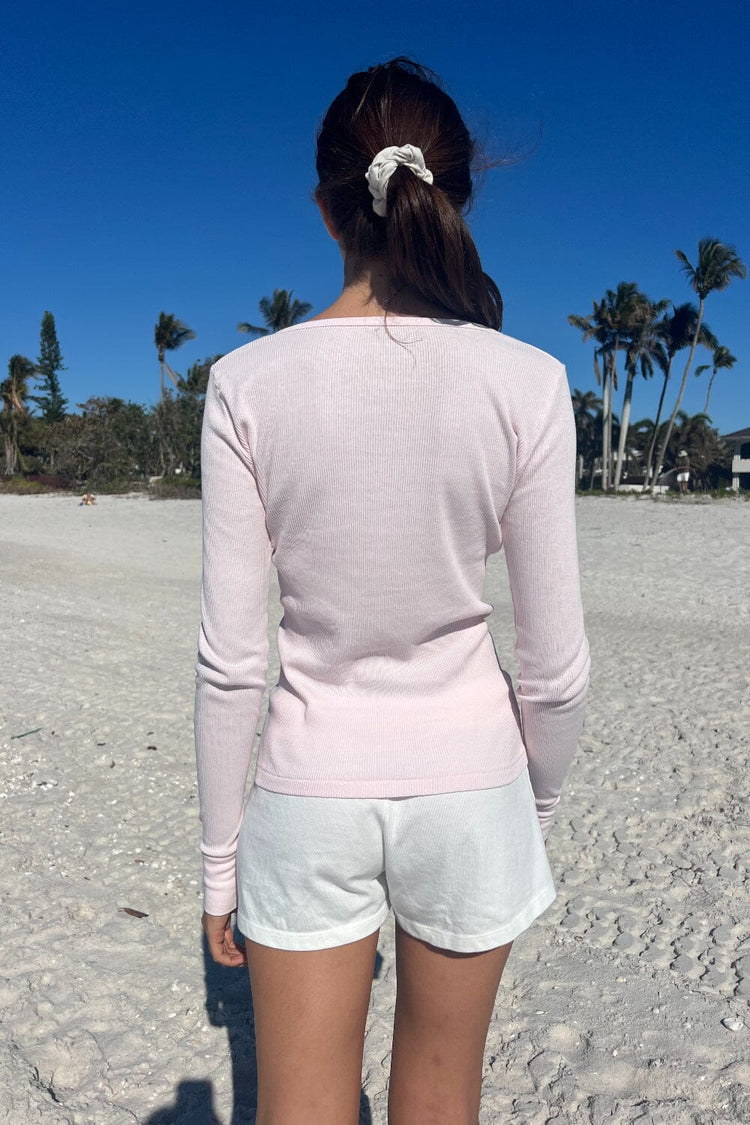 Brandy Melville Smart Buy / Zelly Long Sleeve Ribbed Top