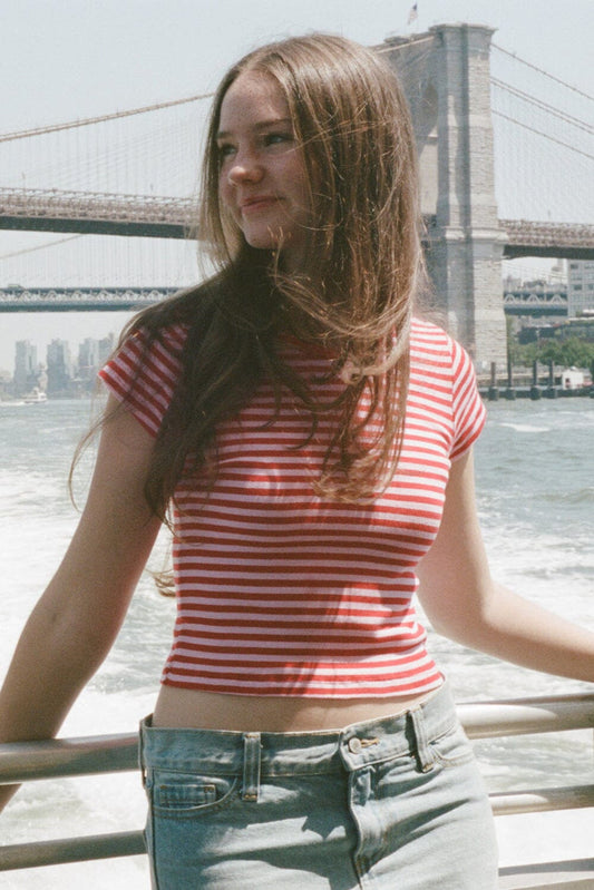 Brandy Melville Popular / Ashlyn Stripe Top