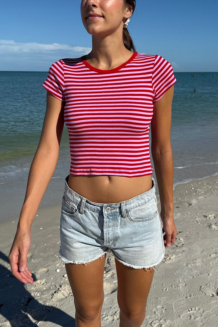 Brandy Melville Popular / Ashlyn Stripe Top