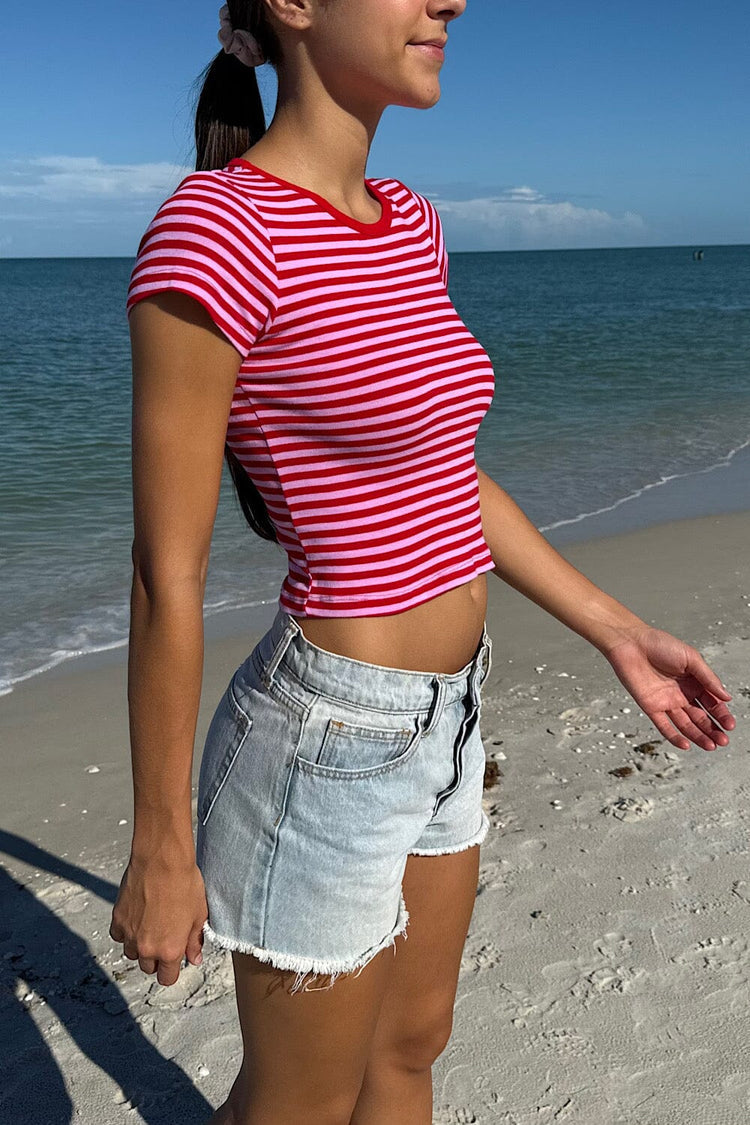 Brandy Melville Popular / Ashlyn Stripe Top