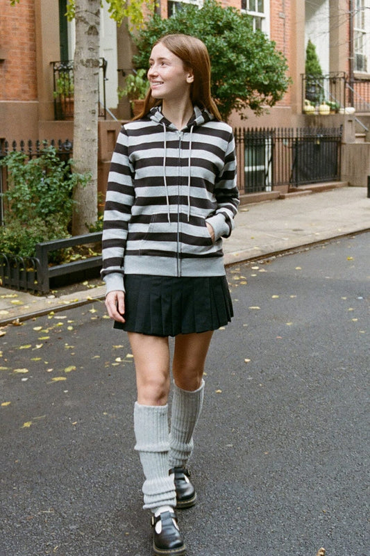 Brandy Melville Essential / Christy Striped Hoodie