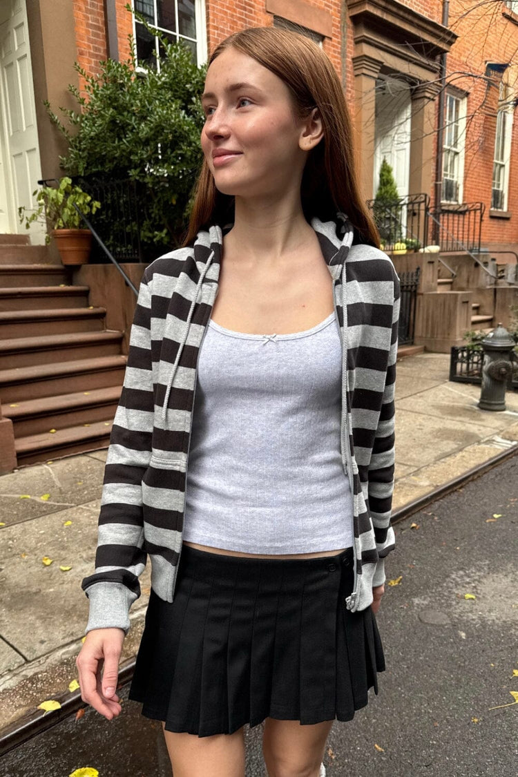Brandy Melville Essential / Christy Striped Hoodie