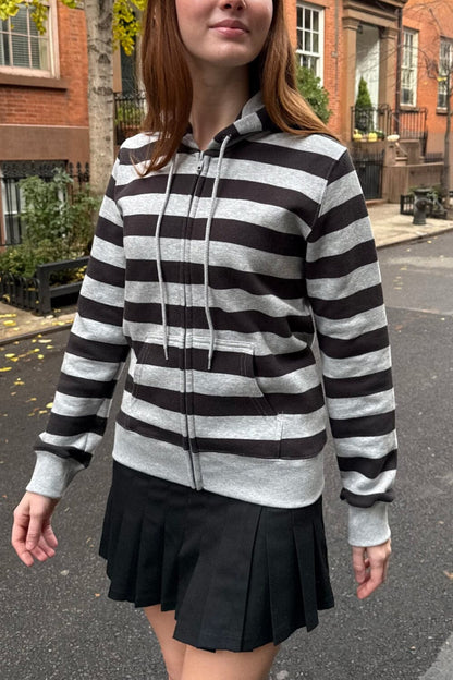 Brandy Melville Essential / Christy Striped Hoodie