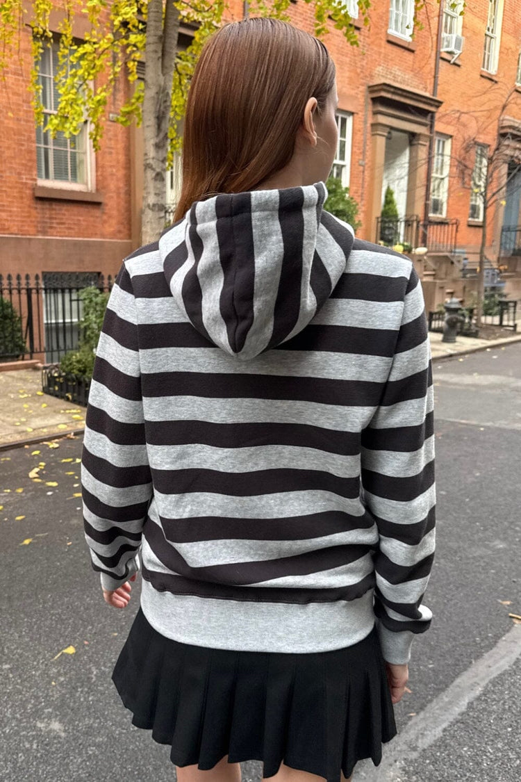 Brandy Melville Essential / Christy Striped Hoodie