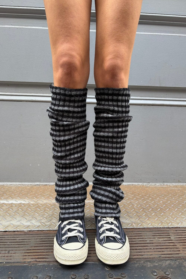 Brandy Melville Smart Buy / Striped Leg Warmers