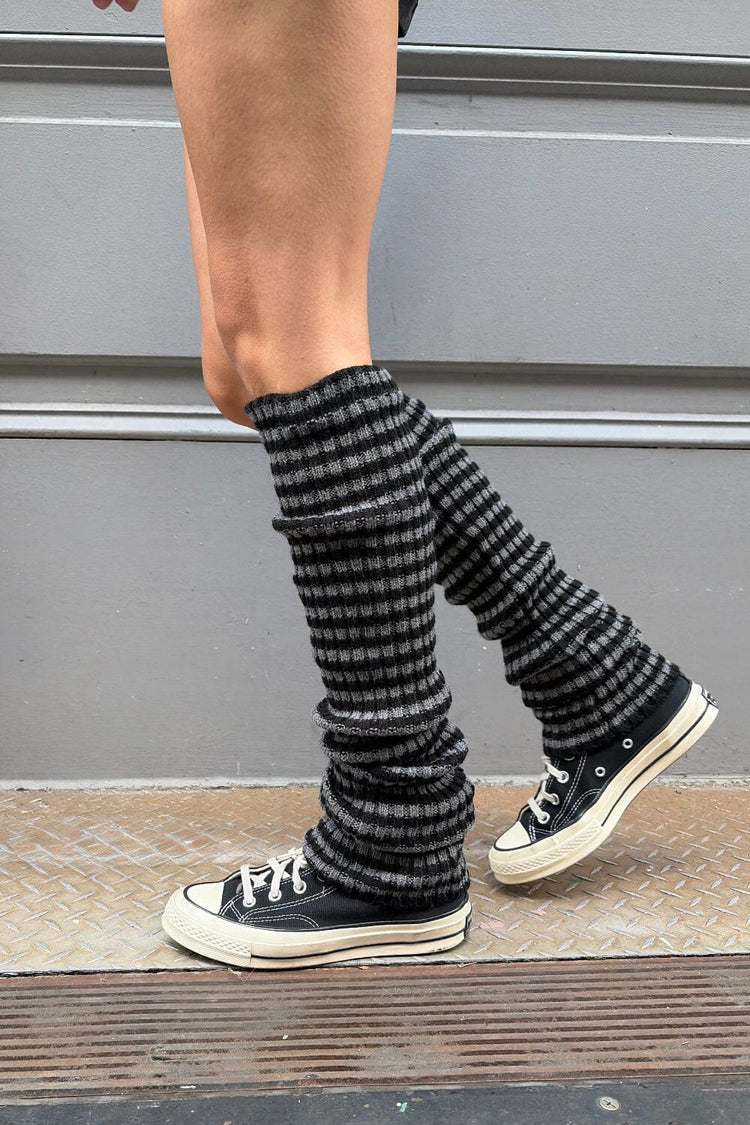 Brandy Melville Smart Buy / Striped Leg Warmers