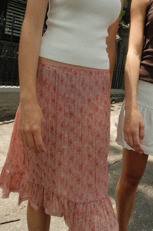 Brandy Melville Sale / Justine Floral Skirt