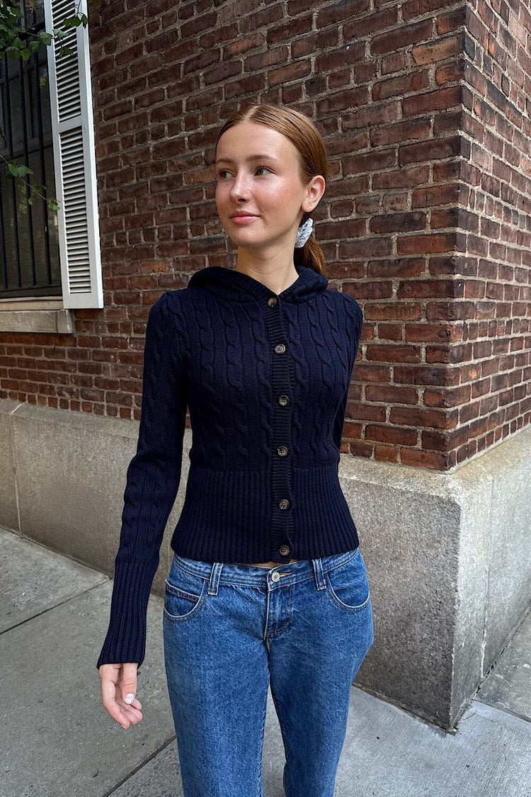 Brandy Melville Hot Sale / Aura Cable Knit Cardigan