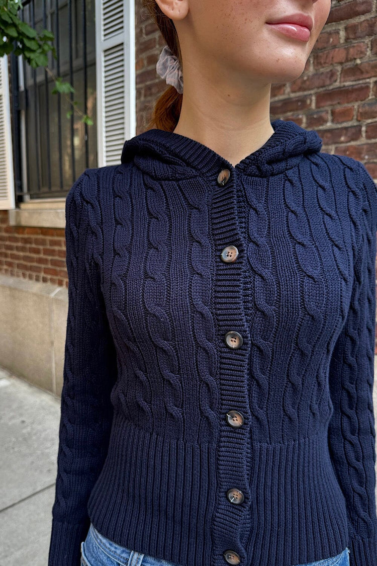 Brandy Melville Hot Sale / Aura Cable Knit Cardigan