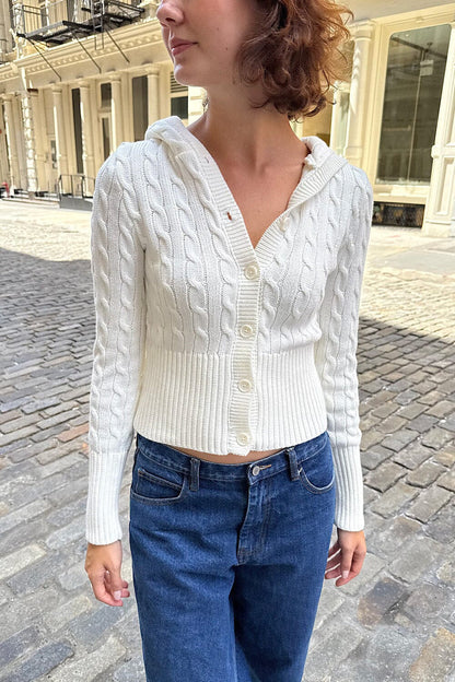 Brandy Melville Hot Sale / Aura Cable Knit Cardigan