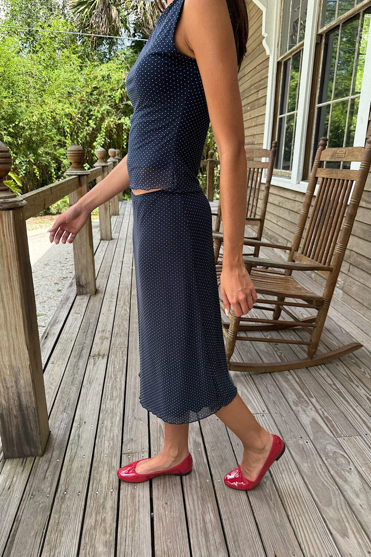 Brandy Melville Featured / Sephira Polka Dots Midi Skirt