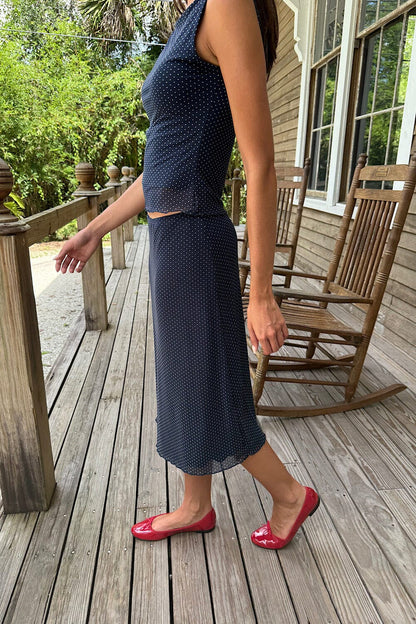 Brandy Melville Featured / Sephira Polka Dots Midi Skirt