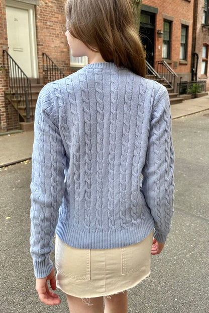 Brandy Melville Signature / Olsen Wool Cable Knit Cardigan