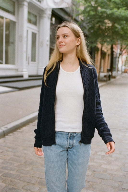 Brandy Melville Quality / Ayla Cable Knit Sweater