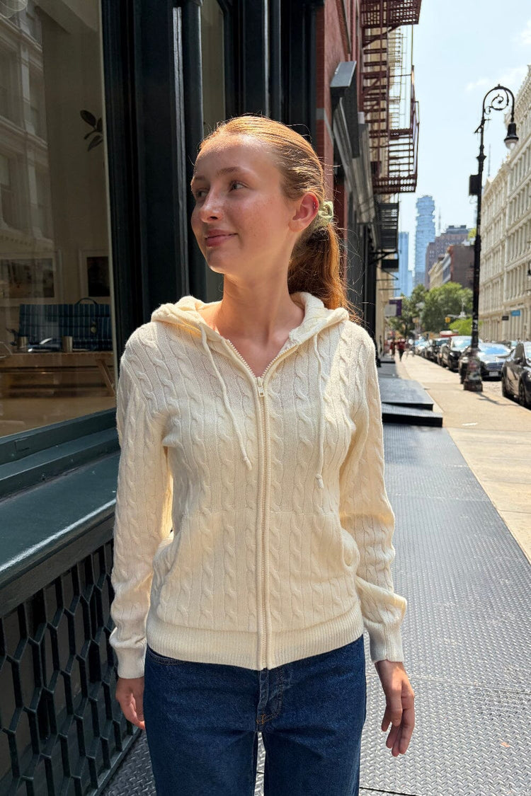 Brandy Melville Quality / Ayla Cable Knit Sweater