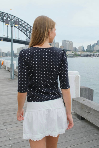 Brandy Melville Featured / Jennie Polka Dots Top