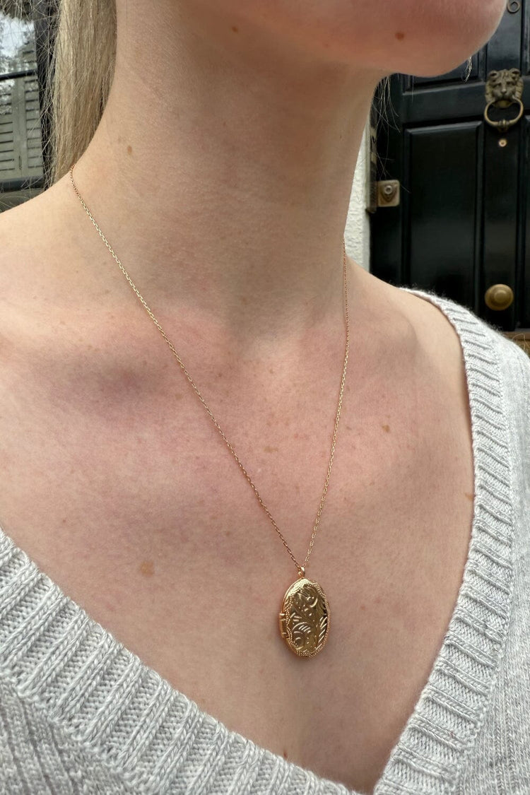 Brandy Melville Sale / Gold Locket Necklace