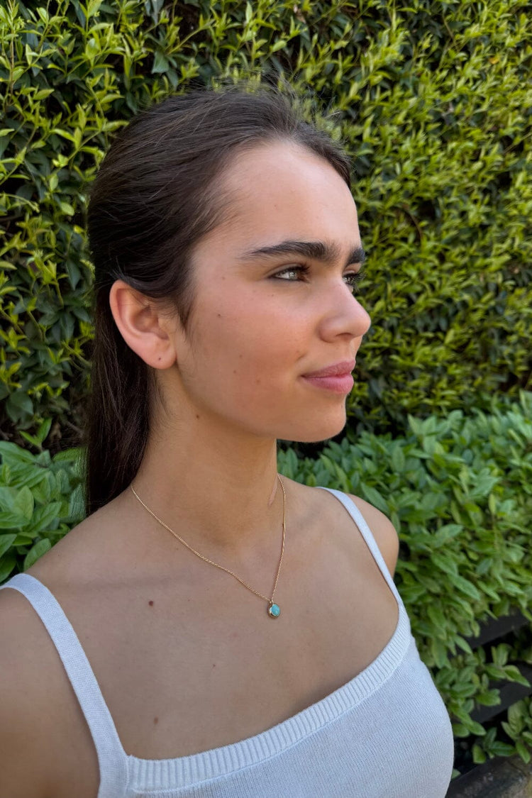 Brandy Melville Recommended / Turquoise Gem Necklace