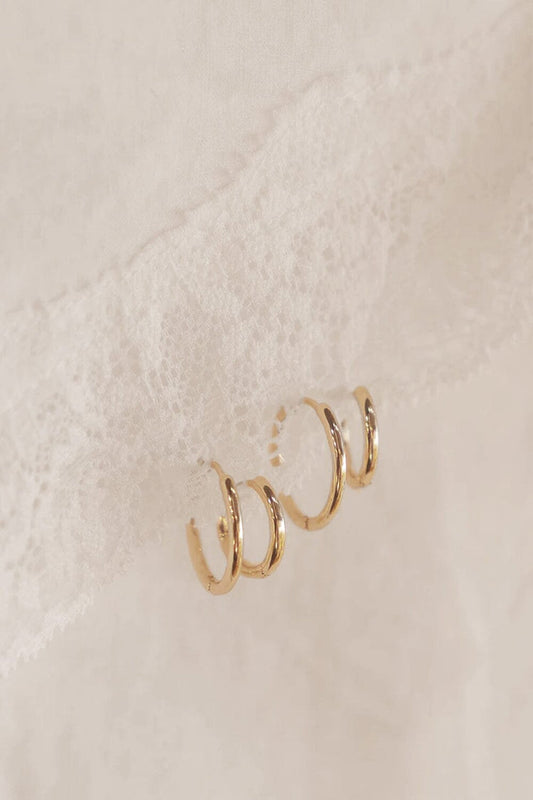 Brandy Melville Best Seller / Hoops Earrings Set