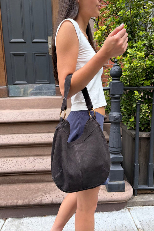 Brandy Melville Discount / Suede Leather Bag