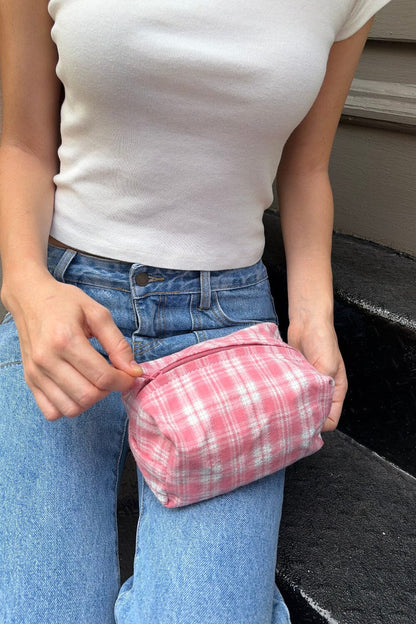 Brandy Melville Value / Plaid Makeup Bag