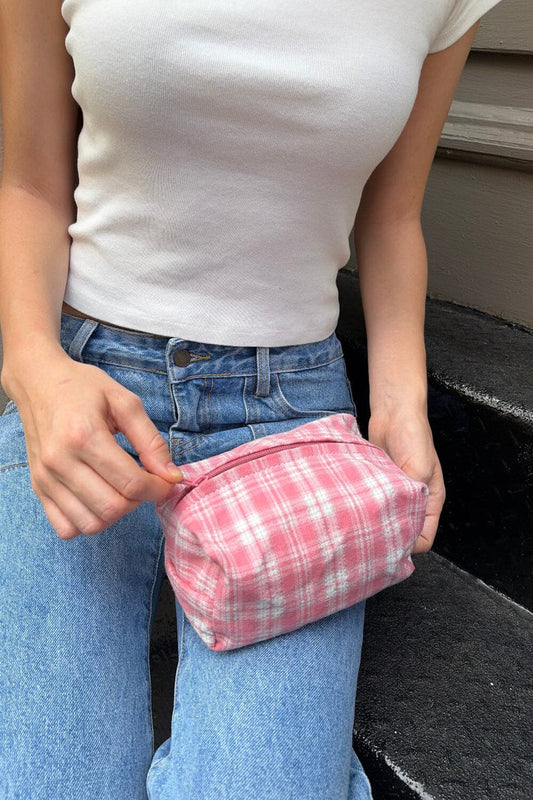 Brandy Melville Value / Plaid Makeup Bag