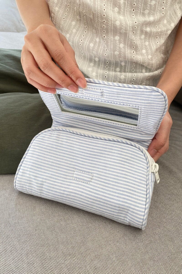 Brandy Melville Latest / Stripe Makeup Bag