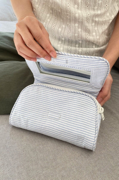 Brandy Melville Latest / Stripe Makeup Bag