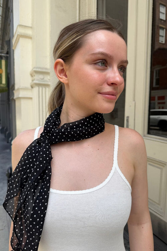 Brandy Melville Sale / Polka Dot Scarf