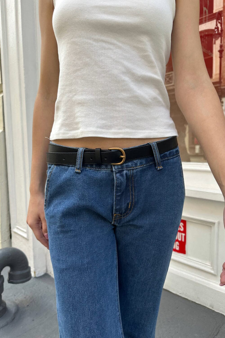 Brandy Melville Discount / Faux Leather Buckle Belt