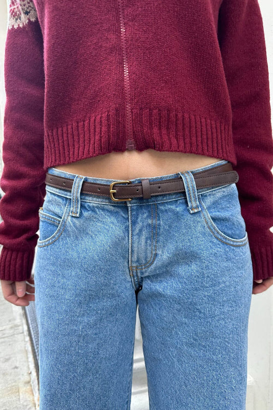Brandy Melville Special Offer / Faux Leather Buckle Belt