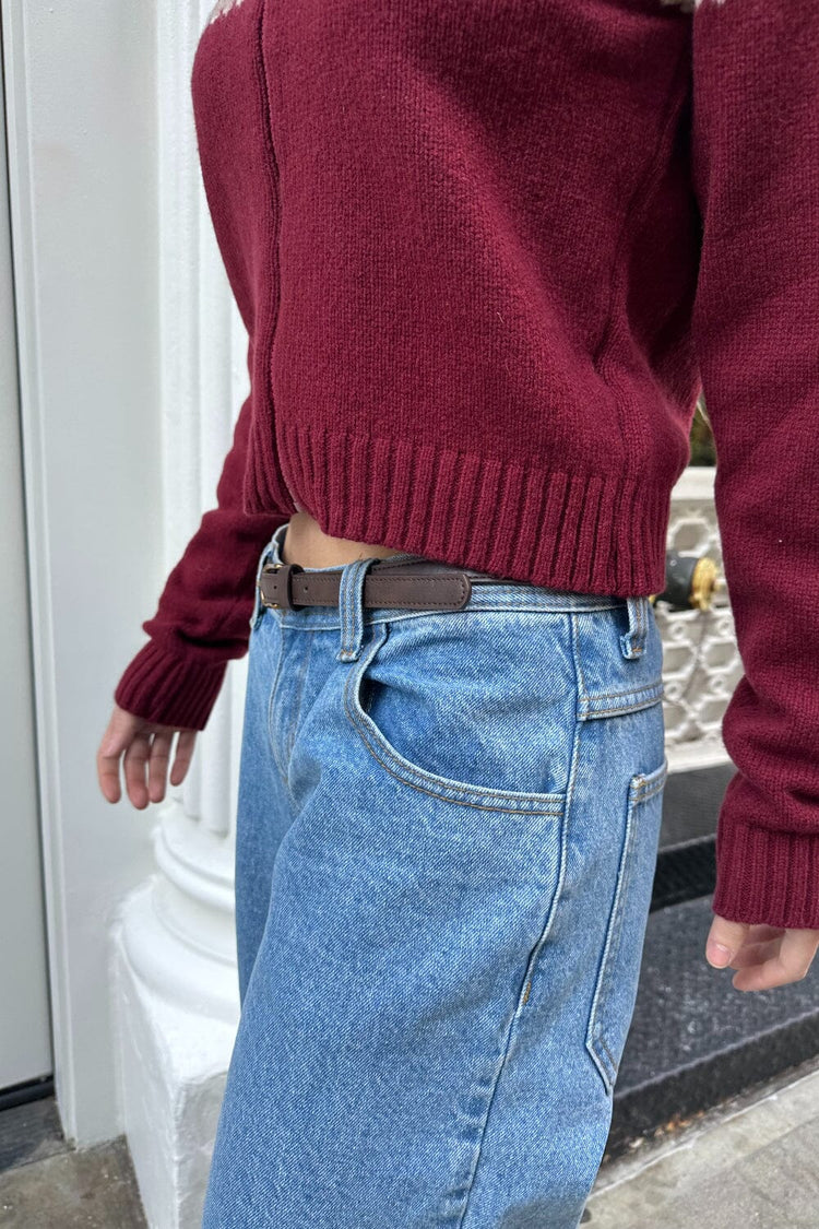 Brandy Melville Special Offer / Faux Leather Buckle Belt