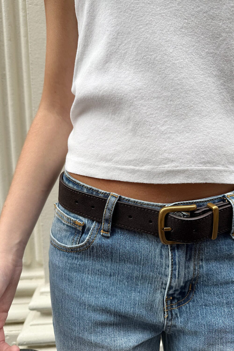 Brandy Melville Sale / Faux Leather Buckle Belt