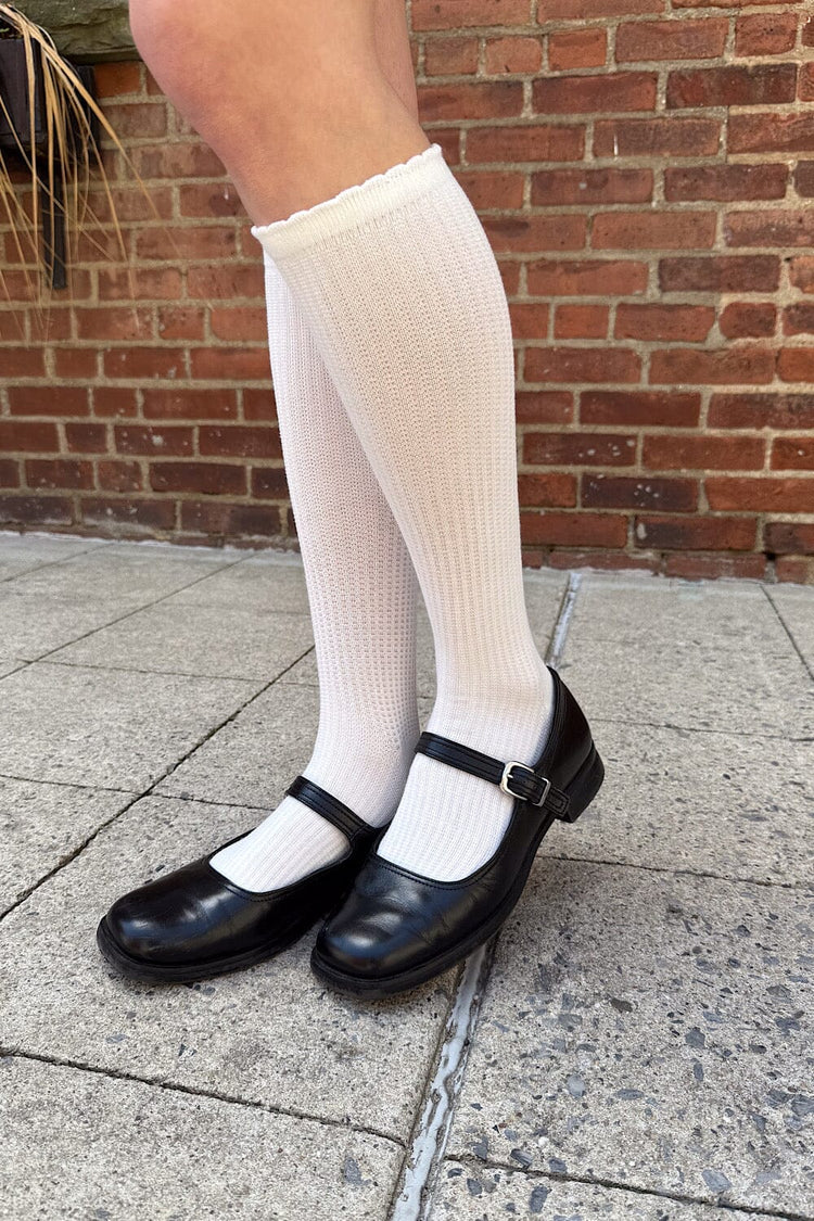 Brandy Melville Great Value / White Long Socks