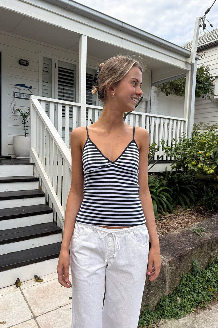 Brandy Melville Essential / Amara Striped Tank