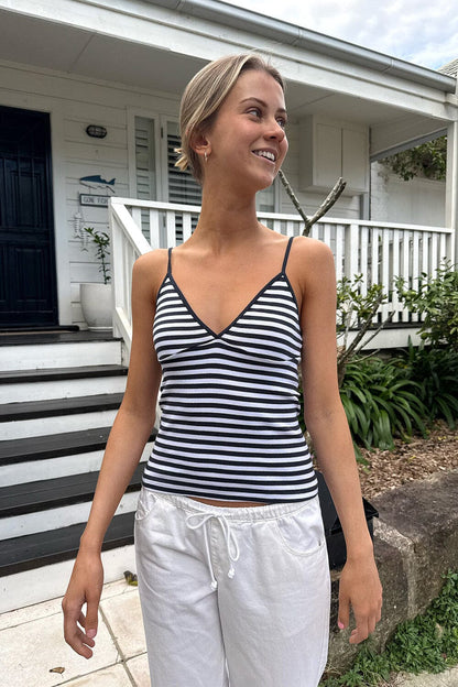 Brandy Melville Essential / Amara Striped Tank