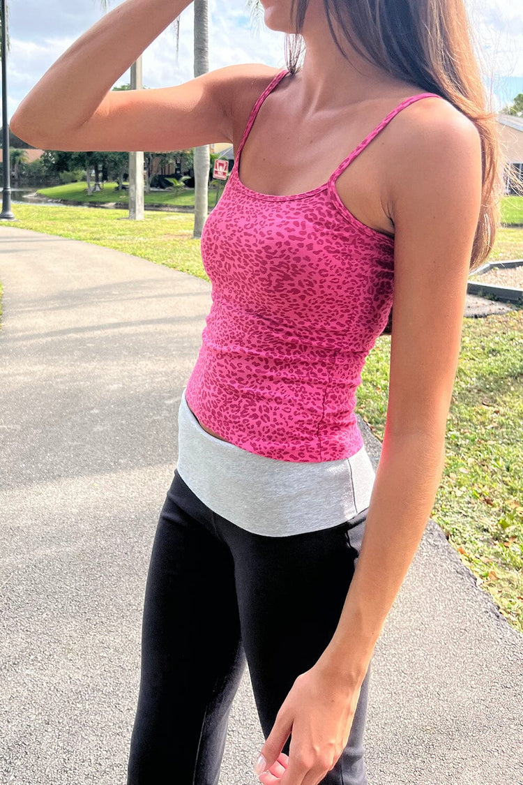 Brandy Melville Best Seller / Skyler Leopard Tank