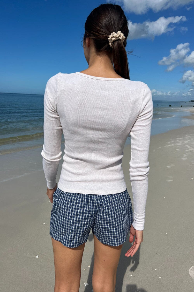 Brandy Melville Smart Buy / Zelly Long Sleeve Ribbed Top