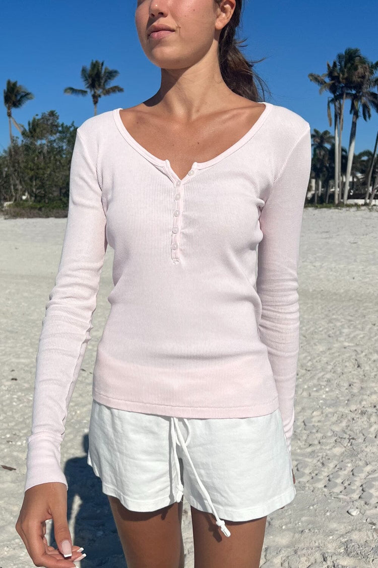Brandy Melville Smart Buy / Zelly Long Sleeve Ribbed Top