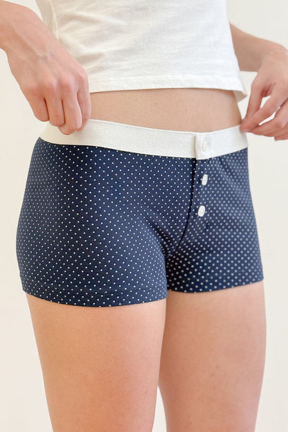 Brandy Melville Premium / Boy Short Polka Dot Underwear