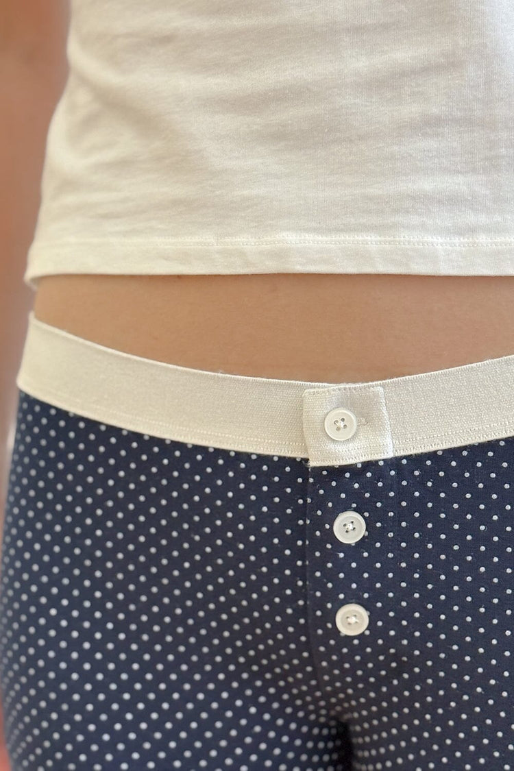 Brandy Melville Premium / Boy Short Polka Dot Underwear