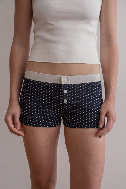 Brandy Melville Value / Boy Short Heart Underwear