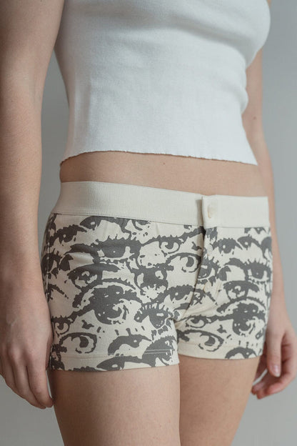 Brandy Melville Hot Sale / Boy Short Eyes Underwear